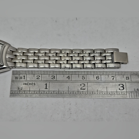 Womens Steel By Design QVC Swiss Watch Silver Tone Classic Bracelet New Battery main image 6